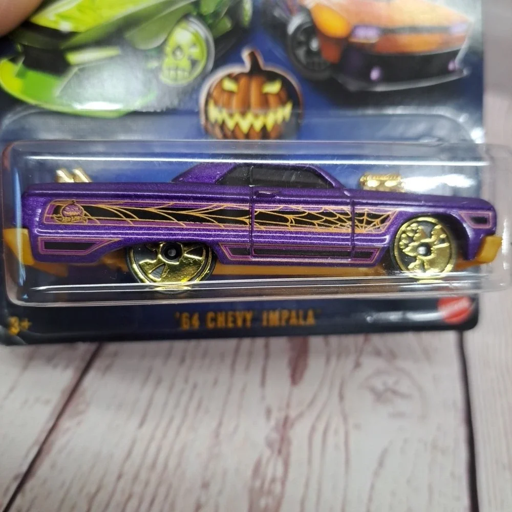 Hot Wheels 2024 HW Halloween 3/5 Purple '64 Chevy Impala